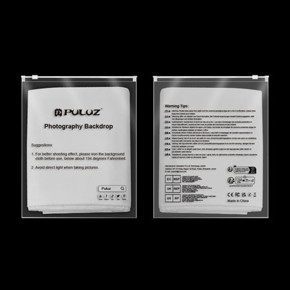 PULUZ 2 ม. x 2 ม. ความหนาของพื้นหลังการถ่ายภาพสตูดิโอถ่ายพื้นหลังผ้าฉากหลัง, 2m x 2m, 2 x 2m