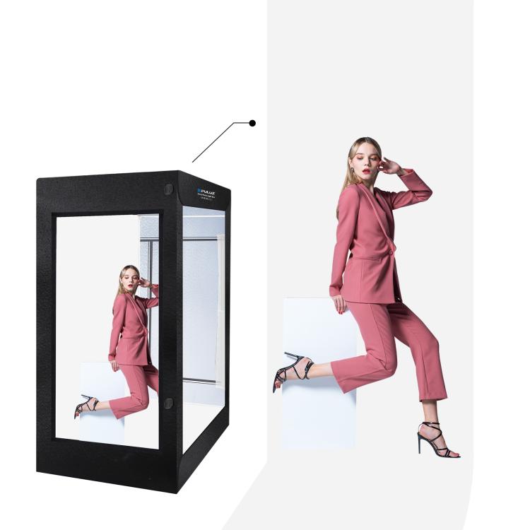 PULUZ 2m 240W 5500K กล่องไฟถ่ายภาพสตูดิโอชุดสำหรับเสื้อผ้า / รุ่นผู้ใหญ่ Portrait, 2m Box(US), 2m Box(EU), 2m Box(AU), 2m Box(UK)