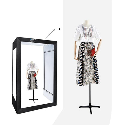 PULUZ 2m 240W 5500K กล่องไฟถ่ายภาพสตูดิโอชุดสำหรับเสื้อผ้า / รุ่นผู้ใหญ่ Portrait, 2m Box(US), 2m Box(EU), 2m Box(AU), 2m Box(UK)
