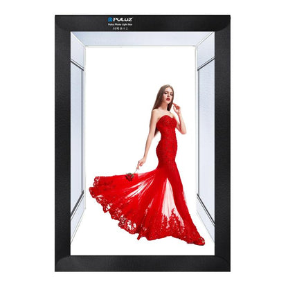 PULUZ 2m 240W 5500K กล่องไฟถ่ายภาพสตูดิโอชุดสำหรับเสื้อผ้า / รุ่นผู้ใหญ่ Portrait, 2m Box(US), 2m Box(EU), 2m Box(AU), 2m Box(UK)