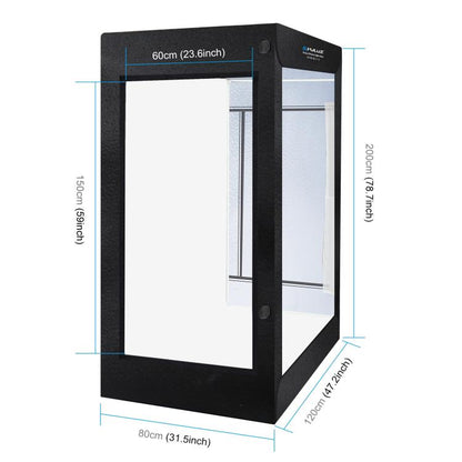 PULUZ 2m 240W 5500K กล่องไฟถ่ายภาพสตูดิโอชุดสำหรับเสื้อผ้า / รุ่นผู้ใหญ่ Portrait, 2m Box(US), 2m Box(EU), 2m Box(AU), 2m Box(UK)