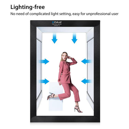 PULUZ 2m 240W 5500K กล่องไฟถ่ายภาพสตูดิโอชุดสำหรับเสื้อผ้า / รุ่นผู้ใหญ่ Portrait, 2m Box(US), 2m Box(EU), 2m Box(AU), 2m Box(UK)