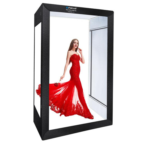 PULUZ 2m 240W 5500K กล่องไฟถ่ายภาพสตูดิโอชุดสำหรับเสื้อผ้า / รุ่นผู้ใหญ่ Portrait, 2m Box(US), 2m Box(EU), 2m Box(AU), 2m Box(UK)