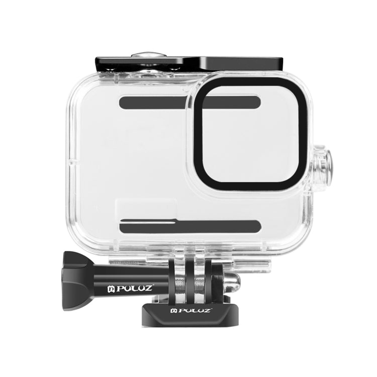 PULUZ สำหรับ GoPro HERO12 สีดำ / 11 สีดำ / 10 สีดำ / 9 สีดำ 60 เมตรเคสกันน้ำที่อยู่อาศัยพร้อมหัวเข็มขัดพื้นฐานเมาและสกรู, For GoPro HERO9 Black