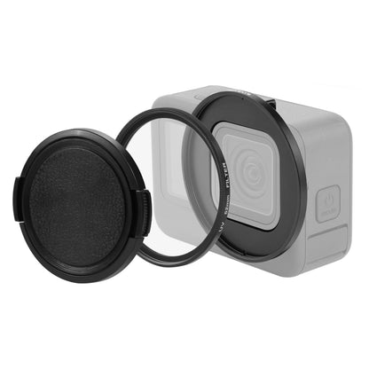 PULUZ 52 มม. ฟิลเตอร์เลนส์ UV สำหรับ GoPro HERO12 ดำ / 11 ดำ / 10 ดำ / 9 ดำพร้อมแหวนอะแดปเตอร์, UV Filter