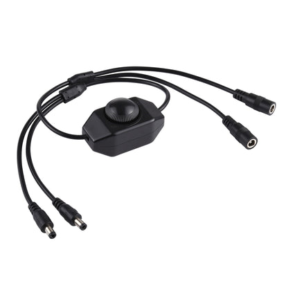 PULUZ 2.1 มม. x 5.5 มม. DC 5V-24V ไฟ LED Strip LED ตัวควบคุมความสว่างหรี่