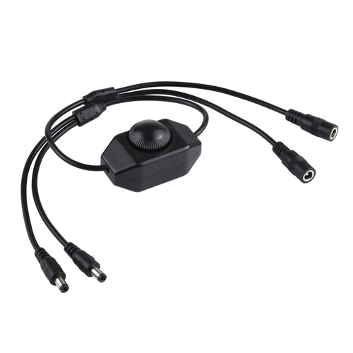 PULUZ 2.1 มม. x 5.5 มม. DC 5V-24V ไฟ LED Strip LED ตัวควบคุมความสว่างหรี่