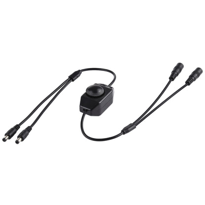 PULUZ 2.1 มม. x 5.5 มม. DC 5V-24V ไฟ LED Strip LED ตัวควบคุมความสว่างหรี่