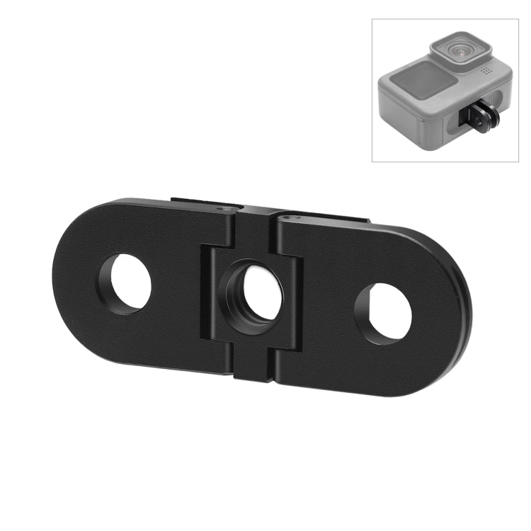 PULUZ พับนิ้วอะแดปเตอร์เมาท์ขาตั้งกล้องสำหรับ GoPro HERO12 สีดำ / 11 สีดำ / 11 สีดำมินิ / 10 สีดำ / 9 สีดำ / 8 สีดำ / สูงสุด, Folding Finger Tripod For GoPro HERO13 Black