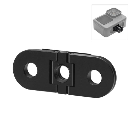 PULUZ พับนิ้วอะแดปเตอร์เมาท์ขาตั้งกล้องสำหรับ GoPro HERO12 สีดำ / 11 สีดำ / 11 สีดำมินิ / 10 สีดำ / 9 สีดำ / 8 สีดำ / สูงสุด, Folding Finger Tripod For GoPro HERO13 Black