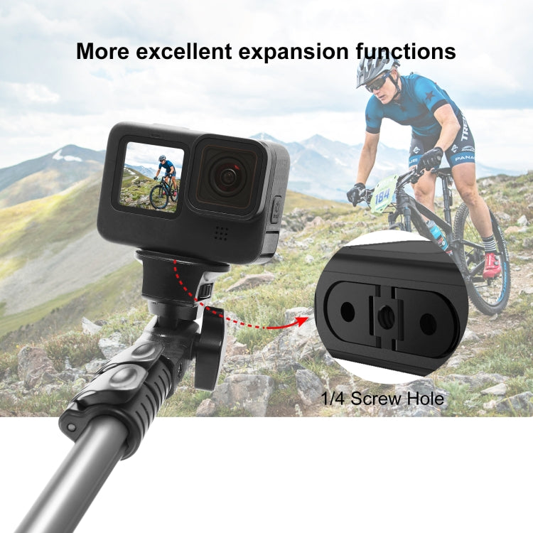 PULUZ พับนิ้วอะแดปเตอร์เมาท์ขาตั้งกล้องสำหรับ GoPro HERO12 สีดำ / 11 สีดำ / 11 สีดำมินิ / 10 สีดำ / 9 สีดำ / 8 สีดำ / สูงสุด, Folding Finger Tripod For GoPro HERO13 Black