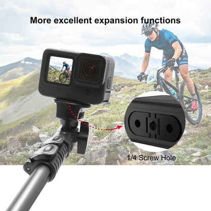 PULUZ พับนิ้วอะแดปเตอร์เมาท์ขาตั้งกล้องสำหรับ GoPro HERO12 สีดำ / 11 สีดำ / 11 สีดำมินิ / 10 สีดำ / 9 สีดำ / 8 สีดำ / สูงสุด, Folding Finger Tripod For GoPro HERO13 Black