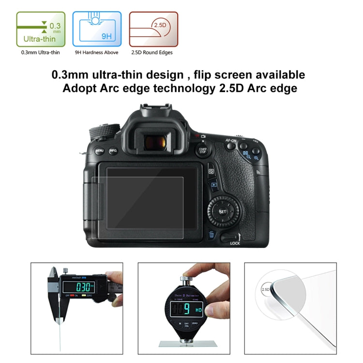 เข้ากันได้กับ 80D / 70D / 77D(9000D) / 800D(X9I) / 700D(X7I) / 750D(X8I) / 760D(8000D) / XC10 / XC15 / 7D2, Pentax Q1 / K-S1 /Q10 / Q7, Panasonic ZS35, นิคอน V1, For Canon 650D