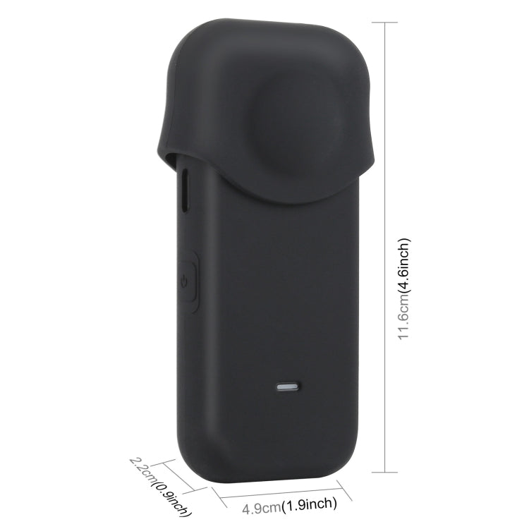 PULUZ เคสซิลิโคนกันฝุ่นแบบเต็มตัวสำหรับ Insta360 ONE X2, Case For Insta360 ONE X2