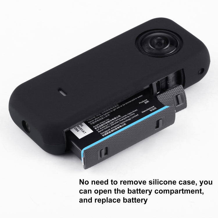 PULUZ เคสซิลิโคนกันฝุ่นแบบเต็มตัวสำหรับ Insta360 ONE X2, Case For Insta360 ONE X2