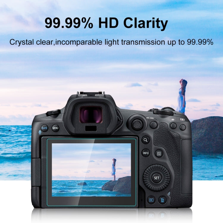 ฟิล์มกระจกนิรภัย PULUZ 2.5D 9H สำหรับ Canon EOS R5 / EOS R5C, For Canon EOS R5
