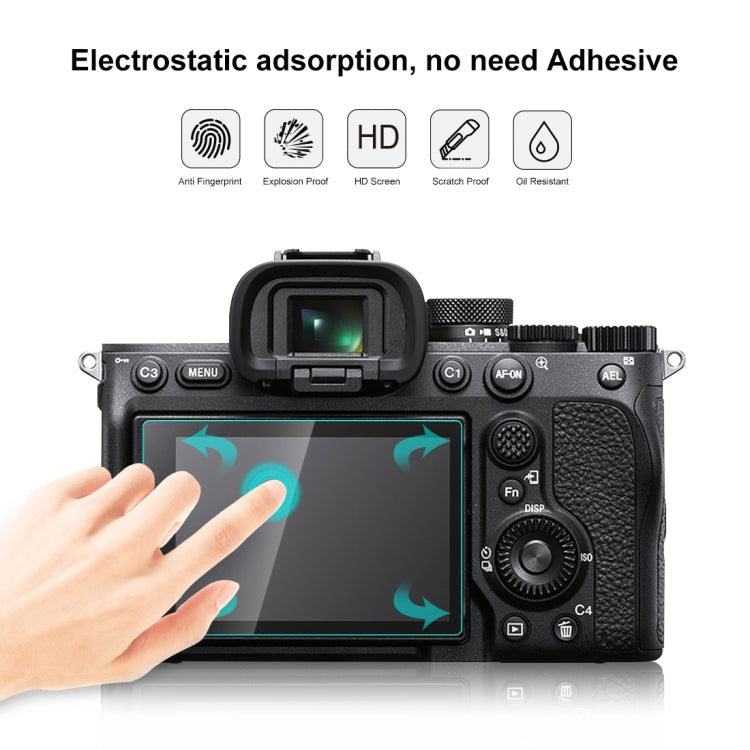 PULUZ 2.5D 9H ฟิล์มกระจกนิรภัยสำหรับ Sony Alpha 7 IV / A7 IV / ILCE-7M4 / A7M4, For Sony Alpha 7 IV