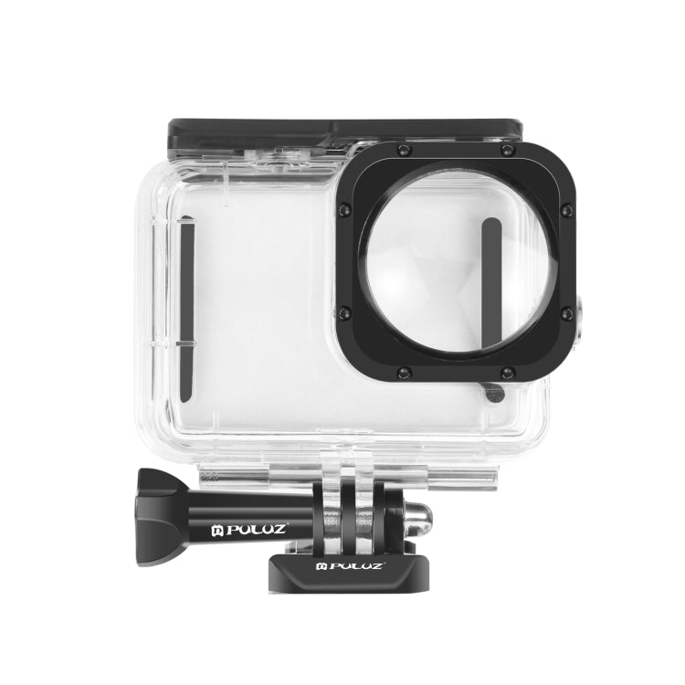 PULUZ 40 เมตรเคสกันน้ำที่อยู่อาศัยพร้อมหัวเข็มขัดพื้นฐานเมาและสกรูสำหรับ GoPro HERO12 ดำ / 11 ดำ / 11 ดำมินิ / 10 ดำ / 9 ดำ Max เลนส์ Mod, For GoPro Hero11 Black / HERO10 Black