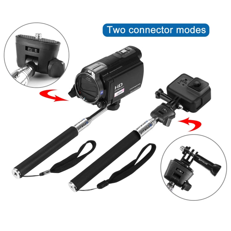 PULUZ เซลฟี่แบบใช้มือถือแบบขยายได้ Monopod สำหรับ GoPro Hero11 Black / HERO10 Black / HERO9 Black / HERO8 / HERO7 / 6/5/5 เซสชัน / 4 เซสชัน / 4/3+ / 3/2/1, Insta360 ONE R, DJI Osmo Action และอื่น ๆกล้องแอคชั่นแคมเมรา ความยาว: 22.5-80 ซม                ...