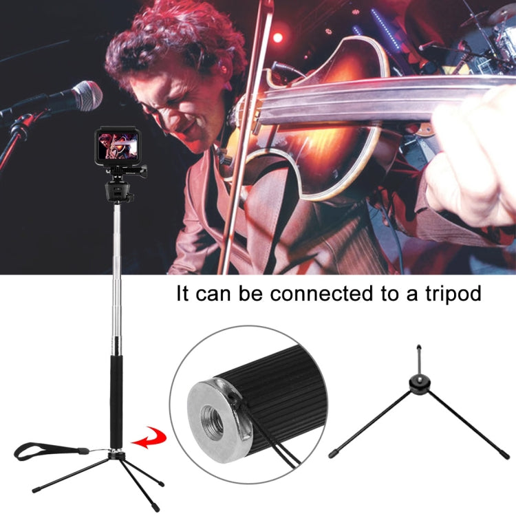 PULUZ เซลฟี่แบบใช้มือถือแบบขยายได้ Monopod สำหรับ GoPro Hero11 Black / HERO10 Black / HERO9 Black / HERO8 / HERO7 / 6/5/5 เซสชัน / 4 เซสชัน / 4/3+ / 3/2/1, Insta360 ONE R, DJI Osmo Action และอื่น ๆกล้องแอคชั่นแคมเมรา ความยาว: 22.5-80 ซม                ...