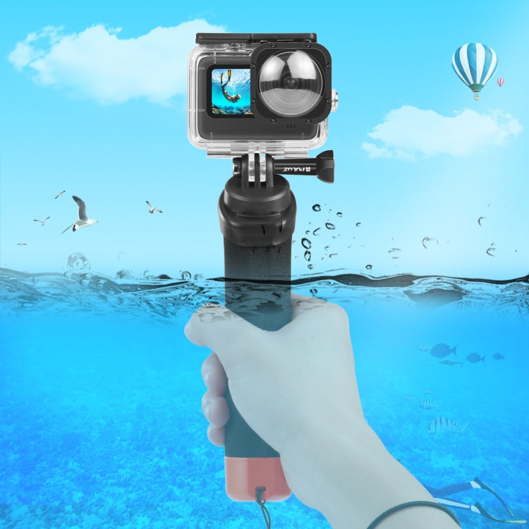 PULUZ ลอยโฟมมือจับแท่งลอยตัวพร้อมสายรัดและฐานปล่อยอย่างรวดเร็วสำหรับ GoPro Hero11 สีดำ / HERO10 สีดำ / HERO9 สีดำ / HERO8 / HERO7 / 6/5/5 เซสชัน / 4 เซสชัน / 4 /3+ / 3/2/1,Insta360 ONE R, DJI Osmo Action และกล้องแอคชั่นอื่นๆ, Foam Floating Hand Grip