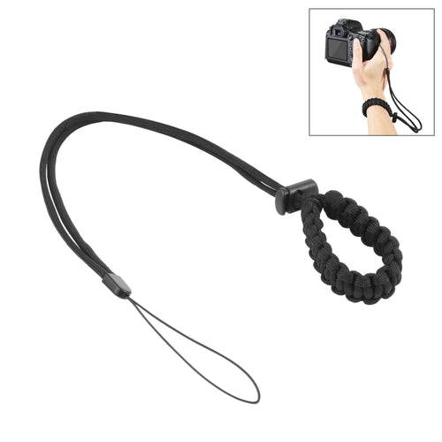 PULUZ Braided Sport สายรัดข้อมือแบบปรับได้ป้องกันการสูญหายของกล้อง