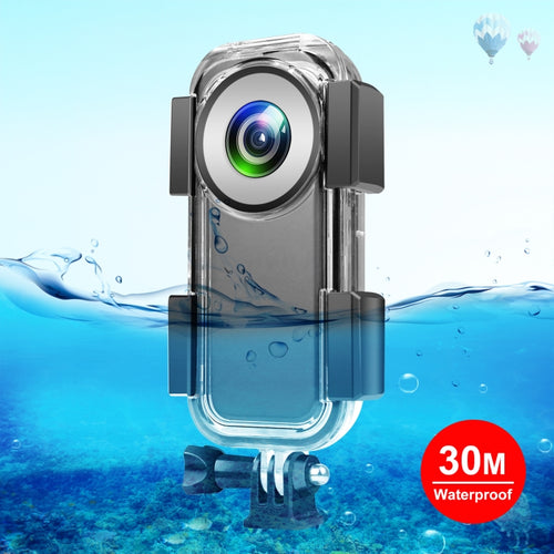 PULUZ เคสกันน้ำใต้น้ำ 30 ม. สำหรับ Insta360 ONE X2, Underwater Case For Insta360 ONE X2