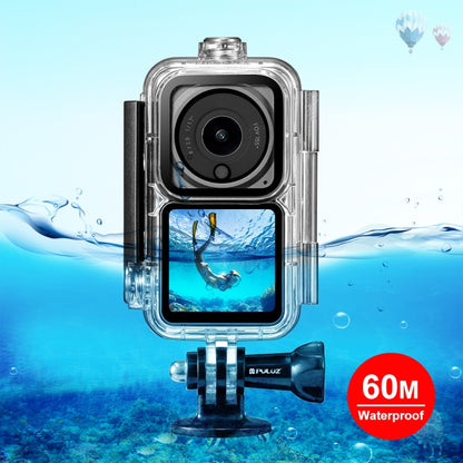 PULUZ 60 เมตรกันน้ำที่อยู่อาศัยกรณีดำน้ำสำหรับ DJI การกระทำ 2 หน่วยกล้อง / การดำเนินการ 2 อำนาจ Combo / การกระทำ 2 คู่หน้าจอคำสั่งผสม, Diving Case