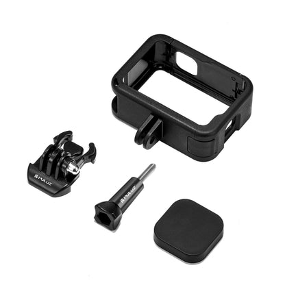 PULUZ ที่ชาร์จ PA เฟรมเมาท์กรงพร้อมช่องฐานรองเท้าเย็นสำหรับ Gopro HERO12 ดำ / 11 ดำ / 11 ดำมินิ / 10 ดำ / 9 ดำ, Chargeable PA Frame Mount