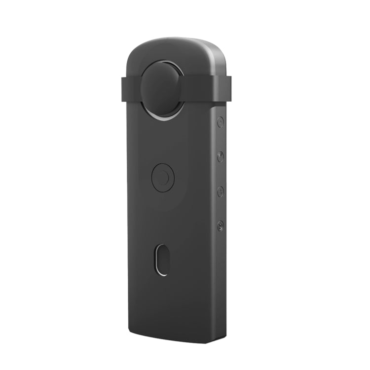 เคสซิลิโคน PULUZ พร้อมฝาครอบเลนส์สำหรับกล้องพาโนรามา Ricoh Theta SC2 360, Silicone Case For Ricoh Theta SC2(Black)
