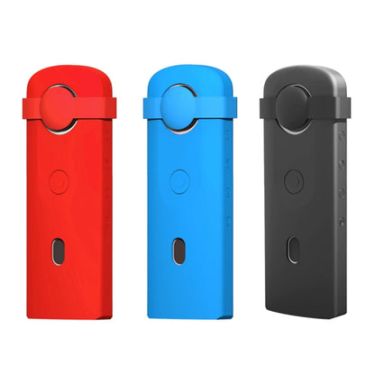เคสซิลิโคน PULUZ พร้อมฝาครอบเลนส์สำหรับกล้องพาโนรามา Ricoh Theta SC2 360, Silicone Case For Ricoh Theta SC2(Black)