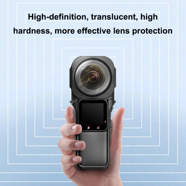 PULUZ Lens Guard PC ฝาครอบป้องกันสำหรับ Insta360 ONE RS 1 นิ้ว 360 Edition, Lens Guard