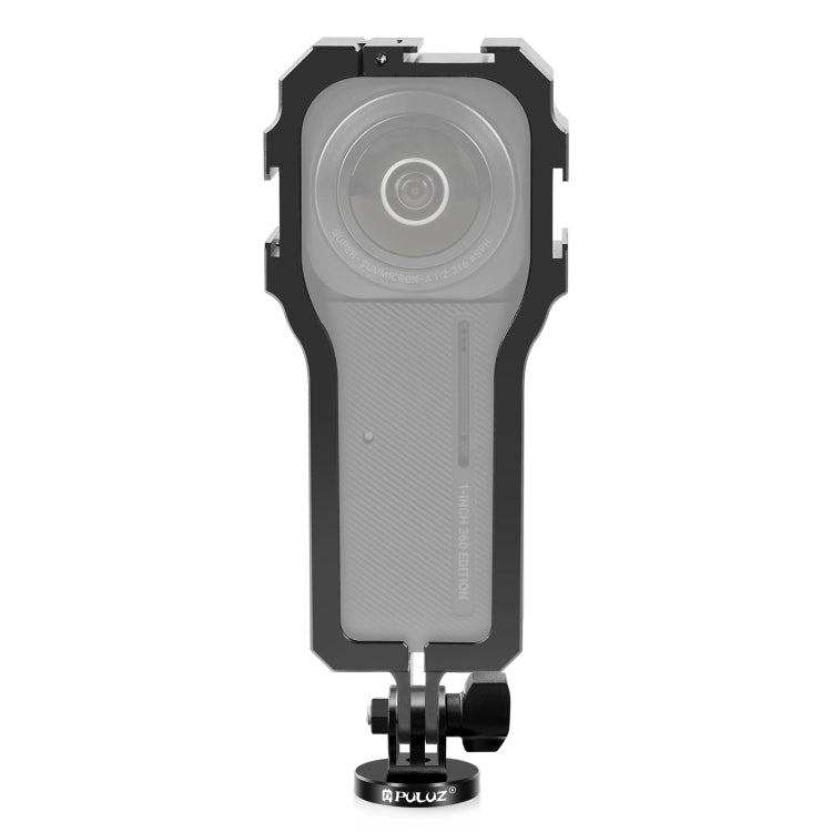 PULUZ โครงป้องกันกรง Rig พร้อมรองเท้าเย็นสำหรับ Insta360 ONE RS 1 นิ้ว 360 Edition, Protective Cage
