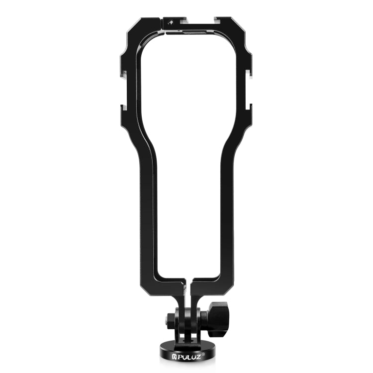 PULUZ โครงป้องกันกรง Rig พร้อมรองเท้าเย็นสำหรับ Insta360 ONE RS 1 นิ้ว 360 Edition, Protective Cage