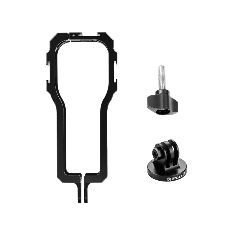 PULUZ โครงป้องกันกรง Rig พร้อมรองเท้าเย็นสำหรับ Insta360 ONE RS 1 นิ้ว 360 Edition, Protective Cage