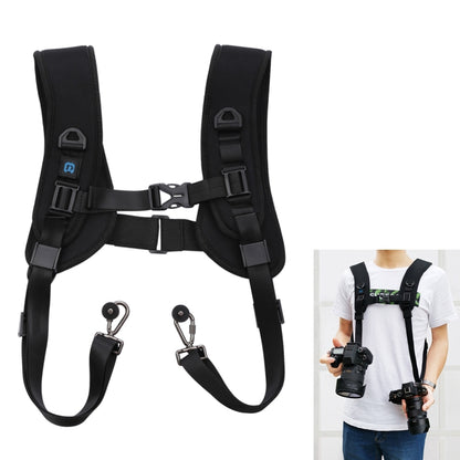 PULUZ Quick Release สายรัดไหล่คู่ Soft Pad Decompression สายรัดโฟมสำหรับกล้องดิจิตอล DSLR, Double Shoulder