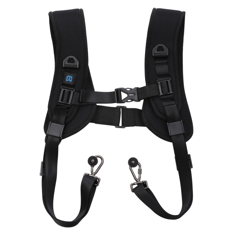 PULUZ Quick Release สายรัดไหล่คู่ Soft Pad Decompression สายรัดโฟมสำหรับกล้องดิจิตอล DSLR, Double Shoulder