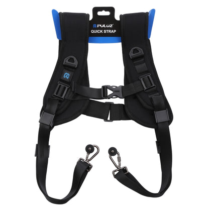 PULUZ Quick Release สายรัดไหล่คู่ Soft Pad Decompression สายรัดโฟมสำหรับกล้องดิจิตอล DSLR, Double Shoulder