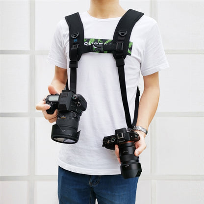 PULUZ Quick Release สายรัดไหล่คู่ Soft Pad Decompression สายรัดโฟมสำหรับกล้องดิจิตอล DSLR, Double Shoulder