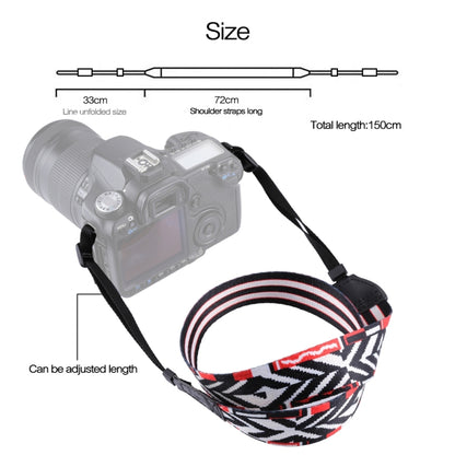 PULUZ สายคล้องไหล่หลากสีสไตล์ชาติพันธุ์ย้อนยุคสายคล้องกล้องสำหรับกล้อง SLR / DSLR, Ethnic 11, Ethnic 12, Retro Ethnic 13