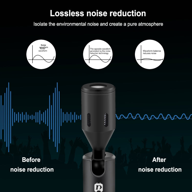 PULUZ 3.5 มม. แจ็คโทรศัพท์มือถือไมโครโฟนปรับทิศทางเดียว, 3.5mm Phone Microphone