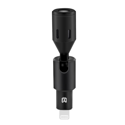 PULUZ 8PIN แจ็คโทรศัพท์มือถือคอนเดนเซอร์รอบทิศทางไมโครโฟนแบบปรับได้, 8 Pin Phone Microphone