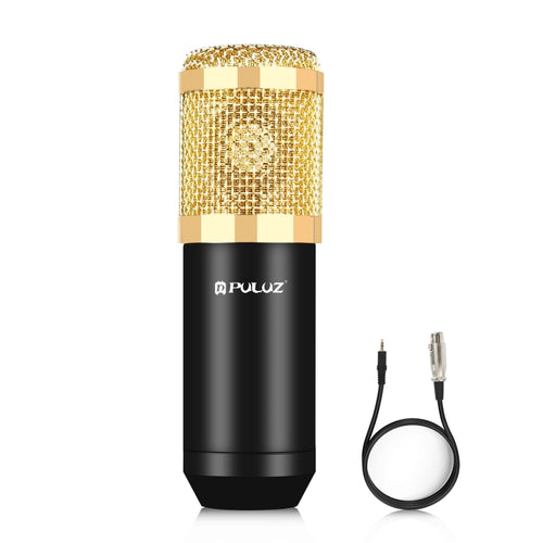 PULUZ คอนเดนเซอร์ไมโครโฟนสตูดิโอออกอากาศไมโครโฟนร้องเพลงมืออาชีพ