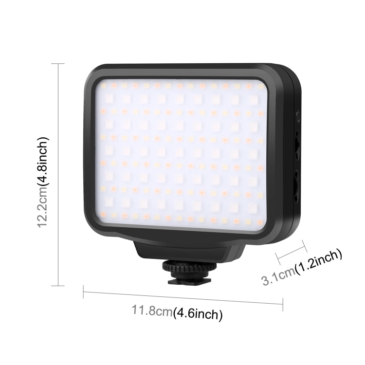 PULUZ Pocket 2500-9900K+RGB Full Color Beauty Fill Light มือถือในกล้องการถ่ายภาพไฟ LED, 135 LED