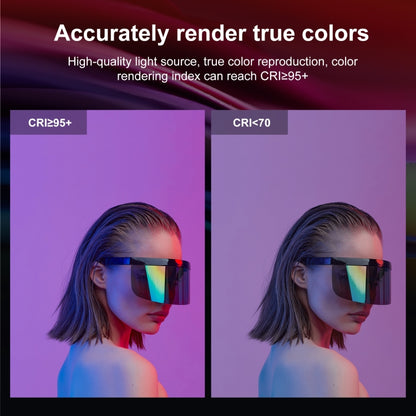 PULUZ ตัวโลหะ 2500-9000K RGB ความงามเติมแสงสีเต็มรูปแบบการถ่ายภาพมือถือไฟ LED, Metal Body Fill Light