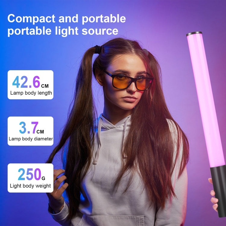 PULUZ ตัวโลหะ 2500-9000K RGB ความงามเติมแสงสีเต็มรูปแบบการถ่ายภาพมือถือไฟ LED, Metal Body Fill Light