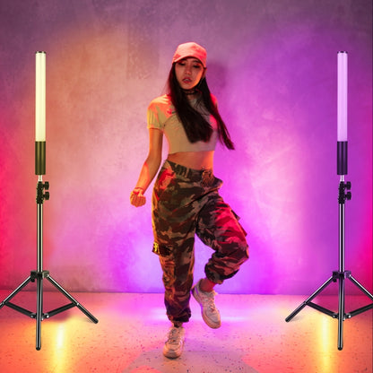 PULUZ ตัวโลหะ 2500-9000K RGB ความงามเติมแสงสีเต็มรูปแบบการถ่ายภาพมือถือไฟ LED, Metal Body Fill Light