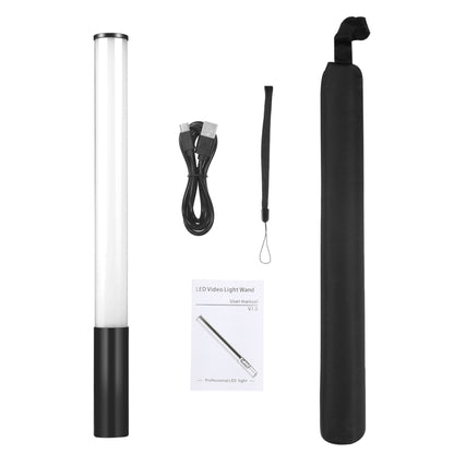PULUZ ตัวโลหะ 2500-9000K RGB ความงามเติมแสงสีเต็มรูปแบบการถ่ายภาพมือถือไฟ LED, Metal Body Fill Light