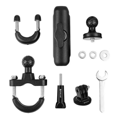 PULUZ มือจับรถจักรยานยนต์ยึดฐานยึด U-Bolt สำหรับ GoPro และกล้องแอ็คชั่นอื่น ๆ, Handlebar Mount