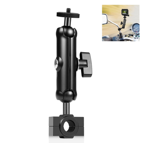 PULUZ ที่ยึดรถจักรยานยนต์กระจกมองหลังแบบคงที่สำหรับ GoPro และกล้องแอ็คชั่นอื่น ๆ, Rearview Mirror Mount